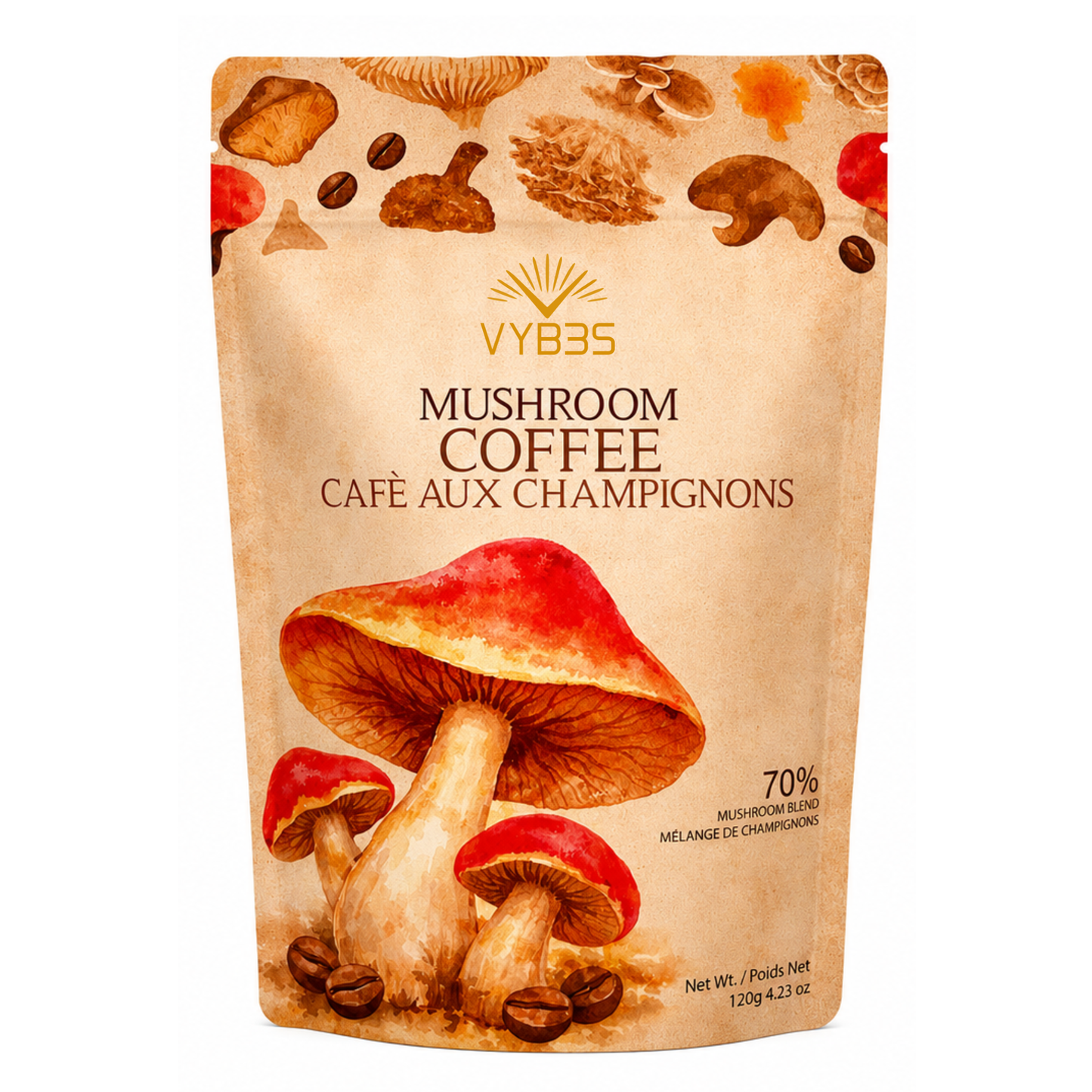 Café aux champignons