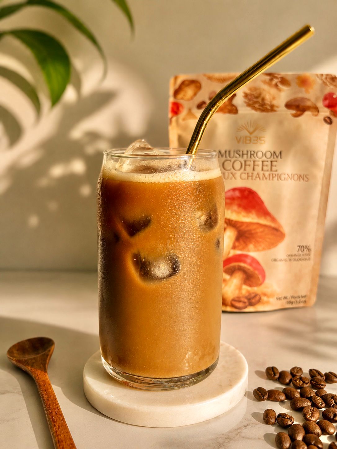 VYB3S Mushroom Coffee — 6 Mushroom Functional Blend